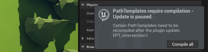 PathTemplate Requires Recompilation